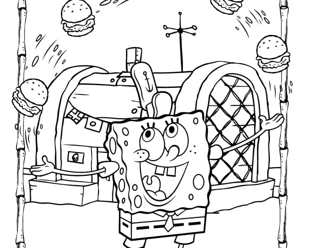 ausmalbilderkinder.de - Ausmalbilder Spongebob 04