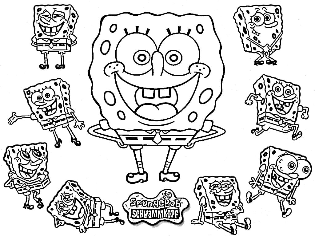 ausmalbilderkinder.de - Ausmalbilder Spongebob 12