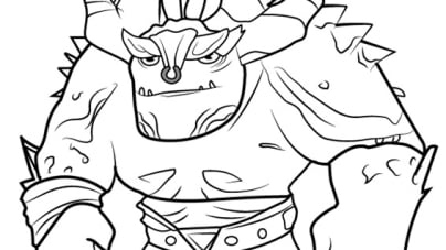 ausmalbilderkinder.de - Coloring pages Trollhunters 11