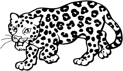 ausmalbilderkinder.de - Ausmalbilder Leopard 20