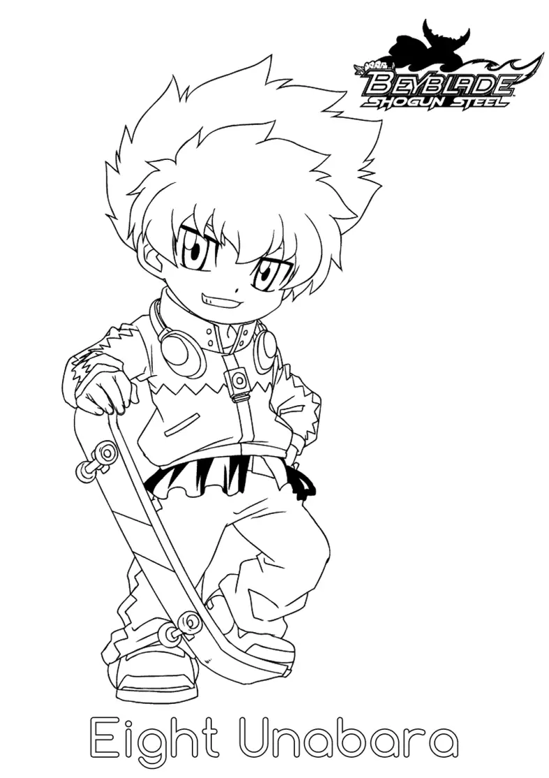 20+ Beyblade Free printable coloring pages