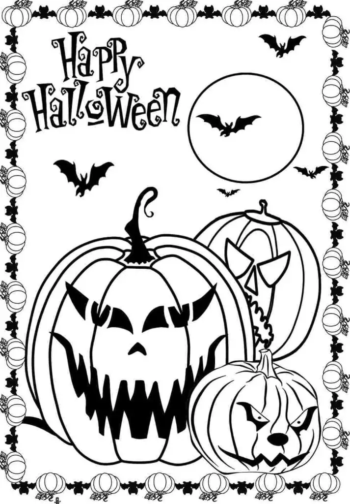 Kürbis Ausmalbilder PDF: Herbstliche Kreativität für Groß und Klein!