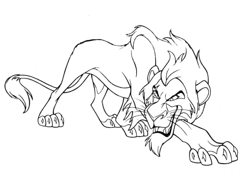 20+ König der löwen ausmalbilder - Simba, Nala, Mufasa, mehr