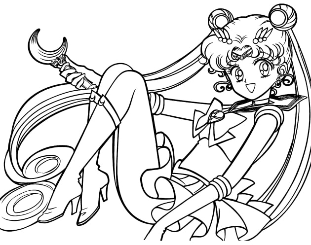 ausmalbilderkinder.de - Ausmalbilder Sailor Moon 02