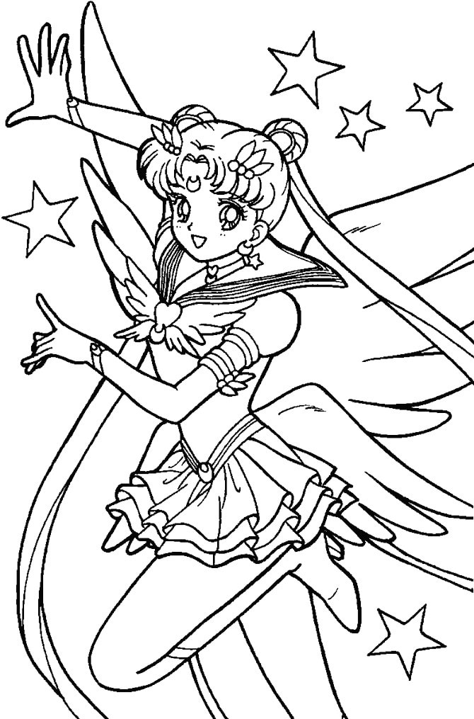 ausmalbilderkinder.de - Ausmalbilder Sailor Moon 04