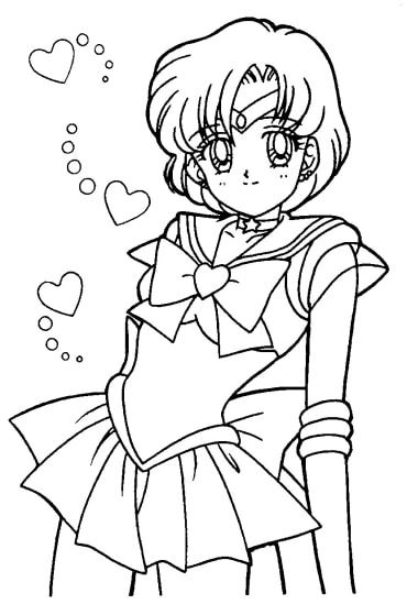 20+ collection Sailor Moon Print coloring pages for free