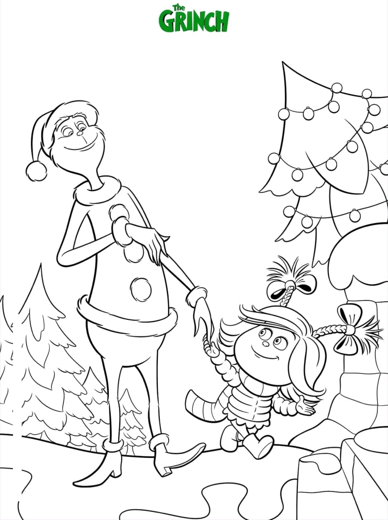 22+ coloriage de Grinch de Noël gratuites à imprimer