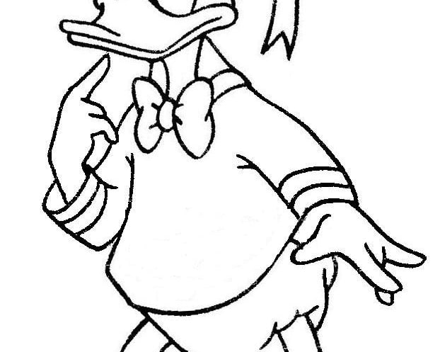 ausmalbilderkinder.de – Ausmalbilder Donald Duck 06