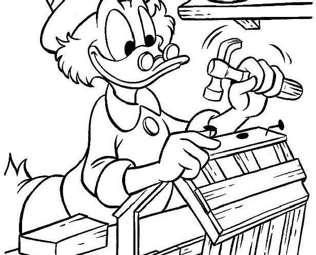 ausmalbilderkinder.de – Ausmalbilder Donald Duck 19