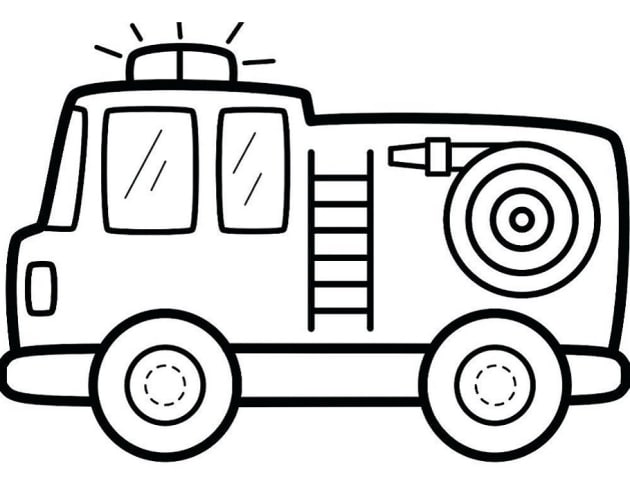 ausmalbilderkinder.de – Ausmalbilder Feuerwehrauto 10