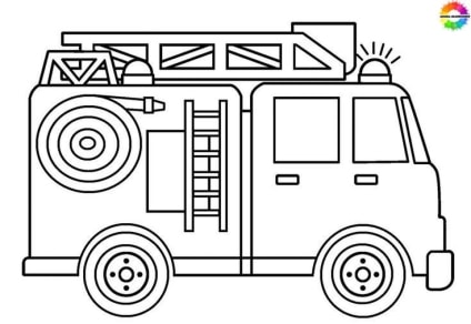 ausmalbilderkinder.de – Ausmalbilder Feuerwehrauto 14