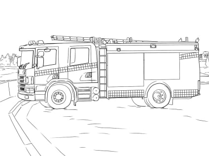 ausmalbilderkinder.de – Ausmalbilder Feuerwehrauto 18