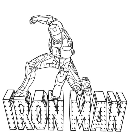 ausmalbilderkinder.de – Ausmalbilder Iron Man 20