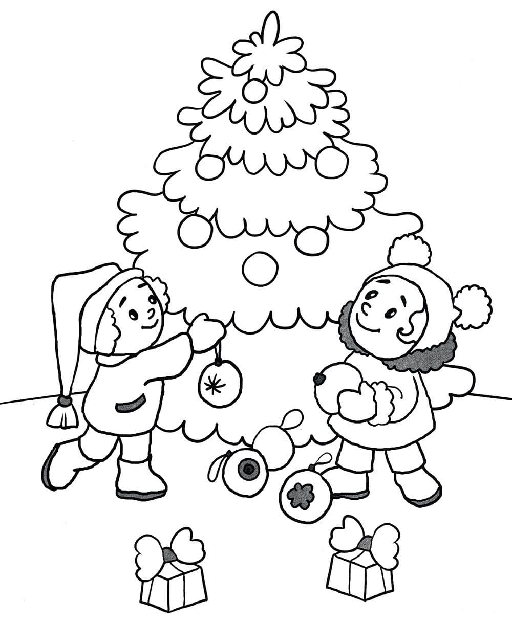 ausmalbilderkinder.de – Ausmalbilder Weihnachtsbäume 10