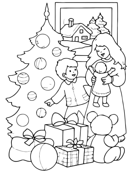ausmalbilderkinder.de – Ausmalbilder Weihnachtsbäume 15