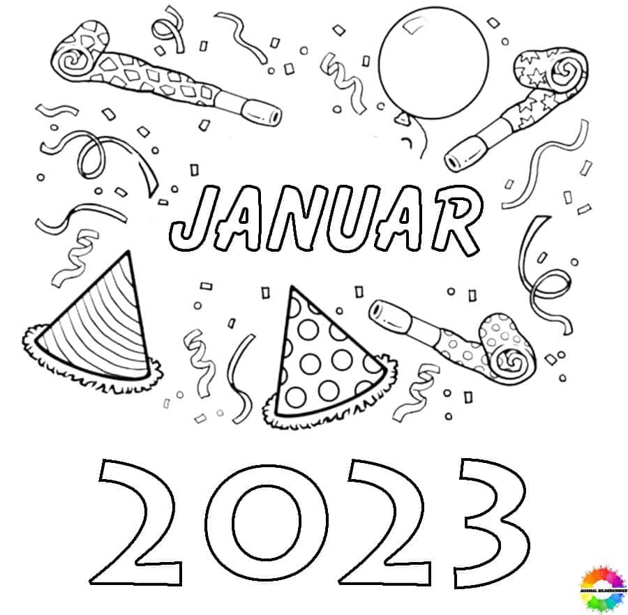 Januar ausmalbilder kostenlos - Willkommen