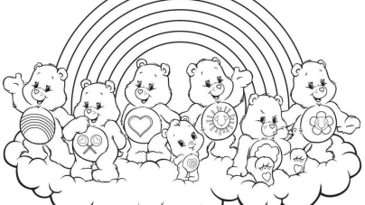ausmalbilderkinder.de – Ausmalbilder Care Bears 01