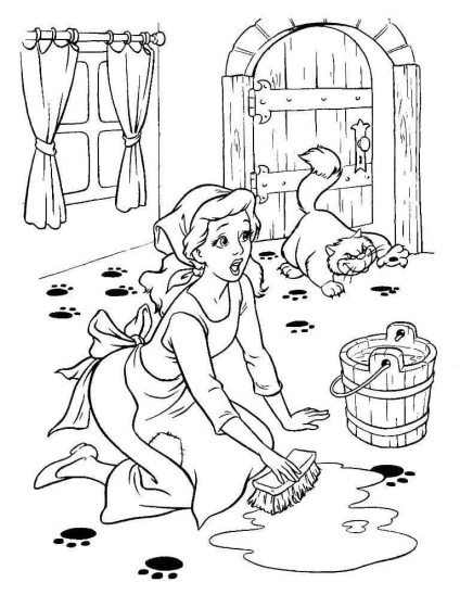 ausmalbilderkinder.de – Ausmalbilder Cinderella 12