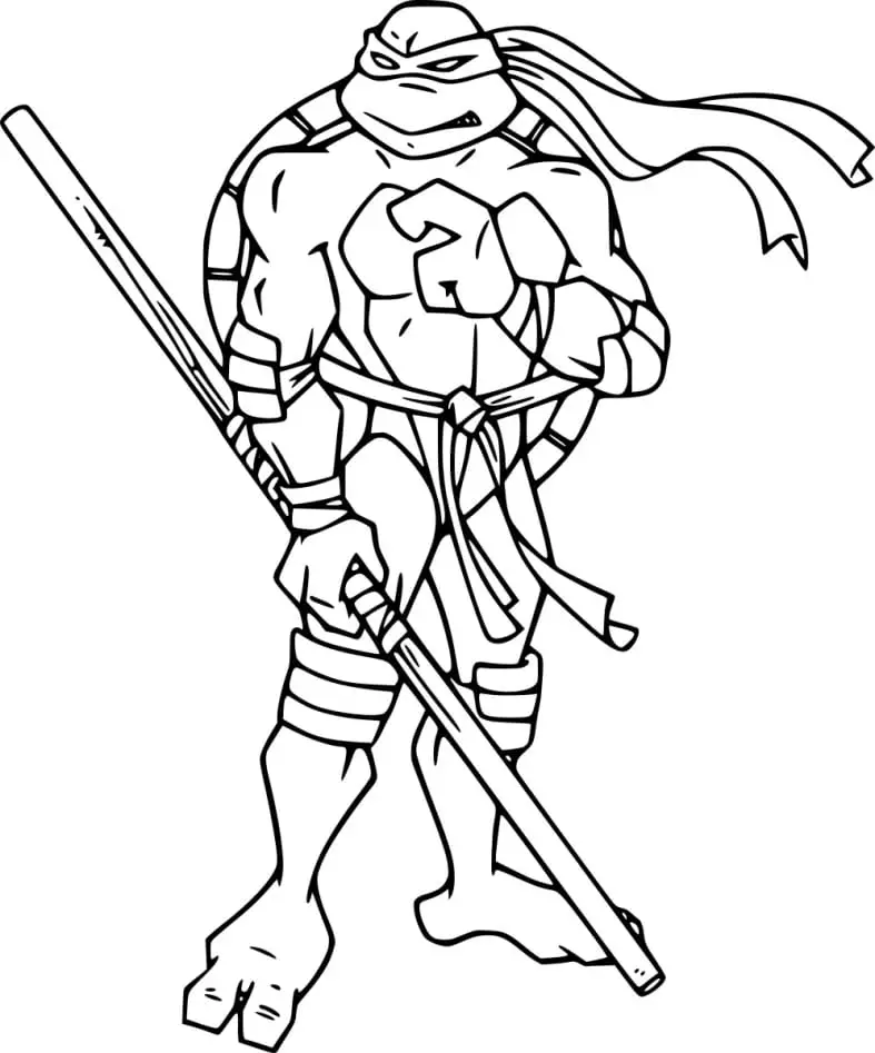 Ninja Turtles coloring pages free printable