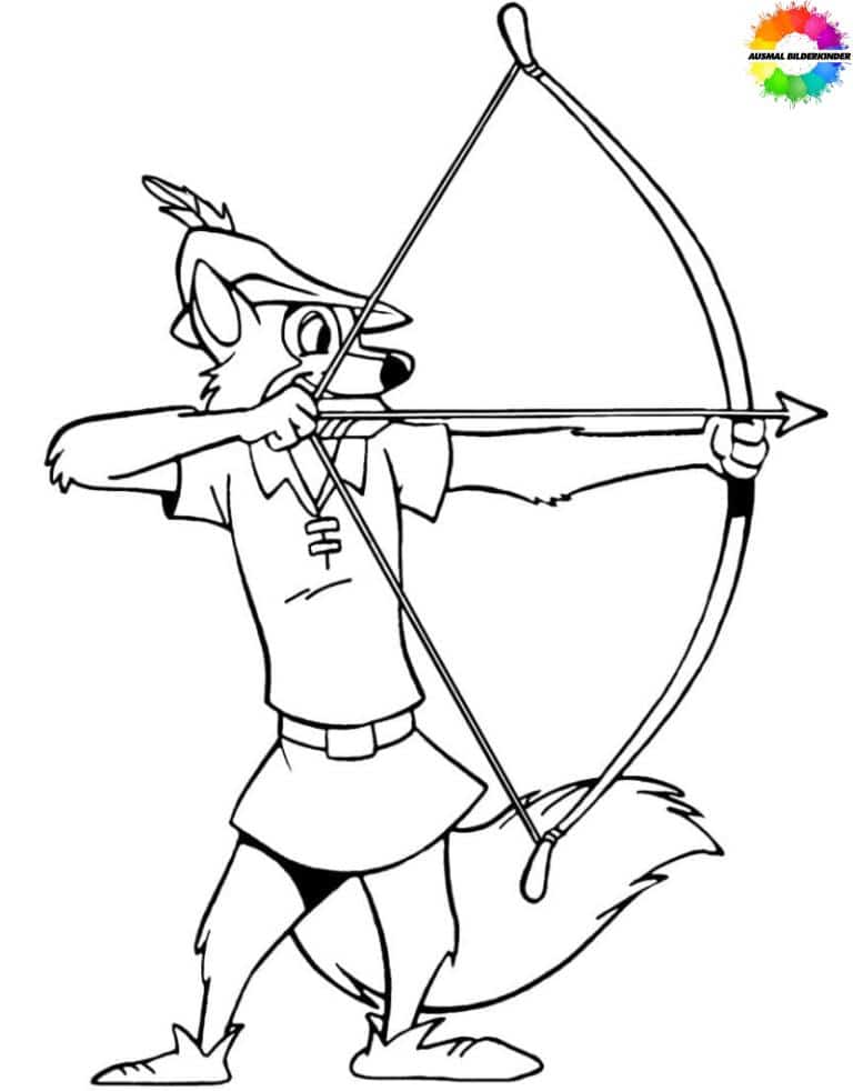 24+ Disney Robin Hood coloring pages to print PDF