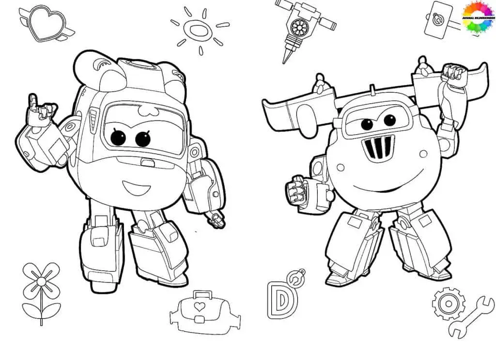 25+ Super Wings ausmalbilder kostenlos zum ausdrucken jetzt