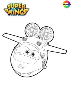 Super Wings coloring pages now - Free printable