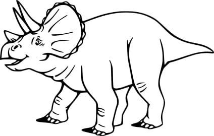 ausmalbilderkinder.de – Ausmalbilder Triceratops 12