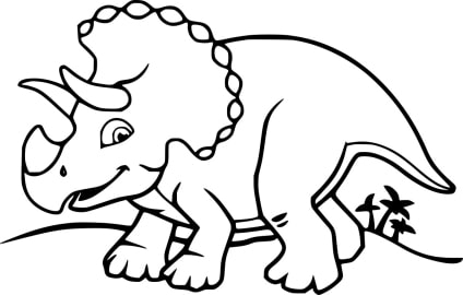 ausmalbilderkinder.de – Ausmalbilder Triceratops 13