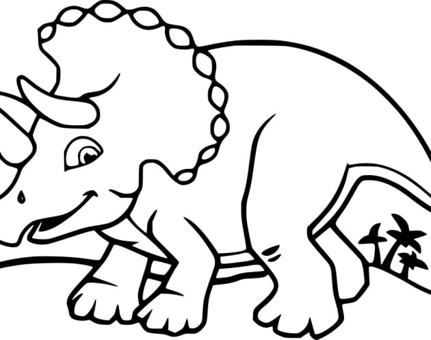 ausmalbilderkinder.de – Ausmalbilder Triceratops 13