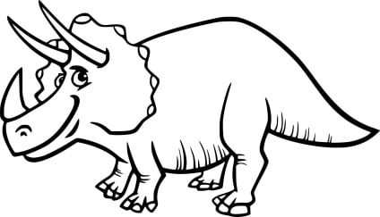 ausmalbilderkinder.de – Ausmalbilder Triceratops 14