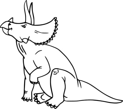ausmalbilderkinder.de – Ausmalbilder Triceratops 15