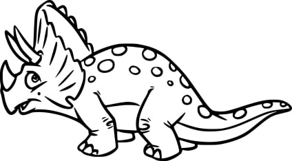 ausmalbilderkinder.de – Ausmalbilder Triceratops 16
