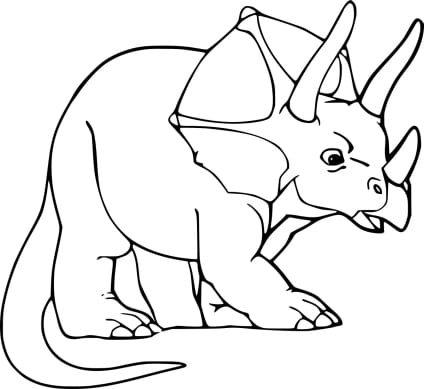 ausmalbilderkinder.de – Ausmalbilder Triceratops 17