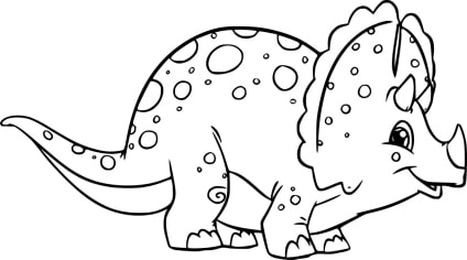 ausmalbilderkinder.de – Ausmalbilder Triceratops 21