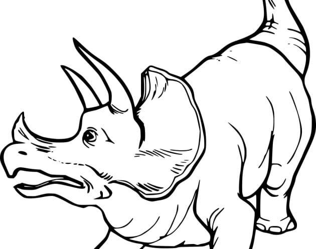 ausmalbilderkinder.de – Ausmalbilder Triceratops 23