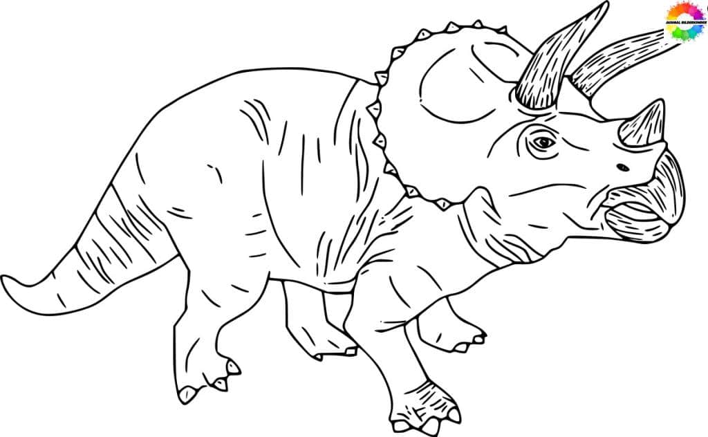 Triceratops coloring pages newest - Free to print