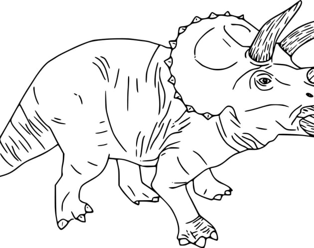 ausmalbilderkinder.de – Ausmalbilder Triceratops 27