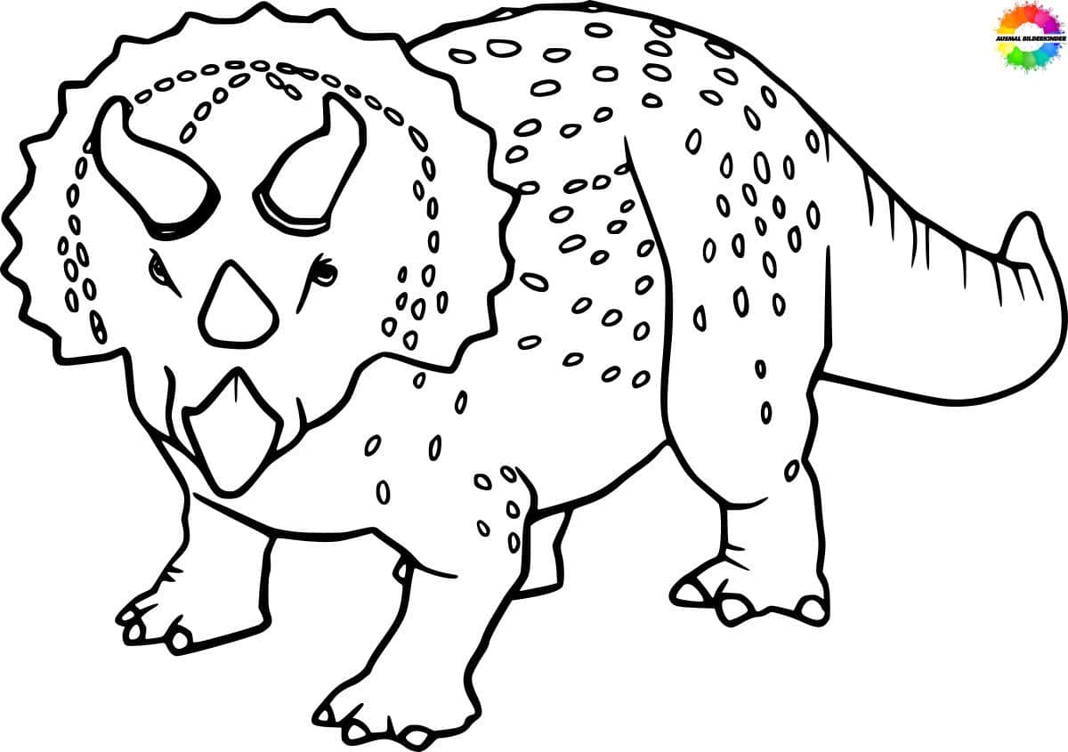 ausmalbilderkinder.de – Ausmalbilder Triceratops 28