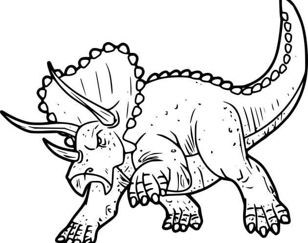 ausmalbilderkinder.de – Ausmalbilder Triceratops 29