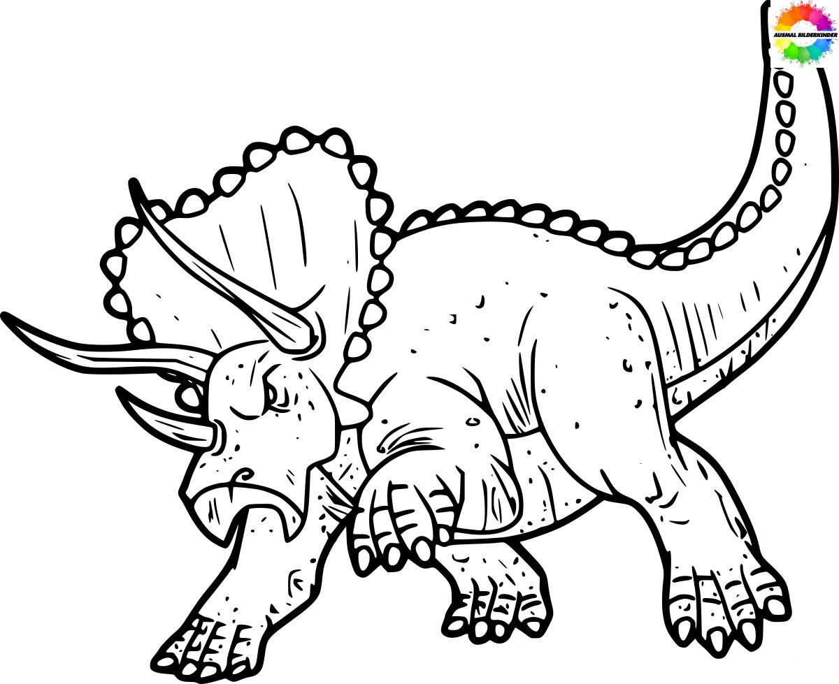 ausmalbilderkinder.de – Ausmalbilder Triceratops 29