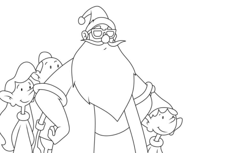 Ho Ho Ho! Weihnachtsmann Ausmalbilder: Spaß, Entspannung und Kreativität für Groß und Klein!