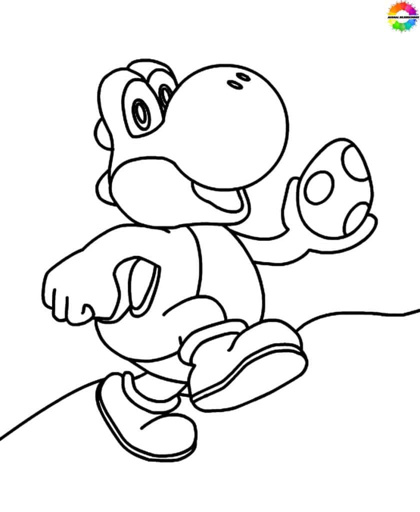 25+ Yoshi ausmalbilder zum ausdrucken kostenlos für ausmalen