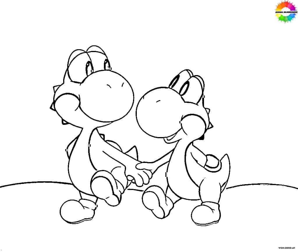Ausmalbilder von Yoshi: Farbenfrohe Abenteuer für kleine Künstler Ausmalbilder von Yoshi: Farbenfrohe Abenteuer für kleine Künstler