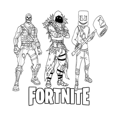 Fortnite ausmalbilder