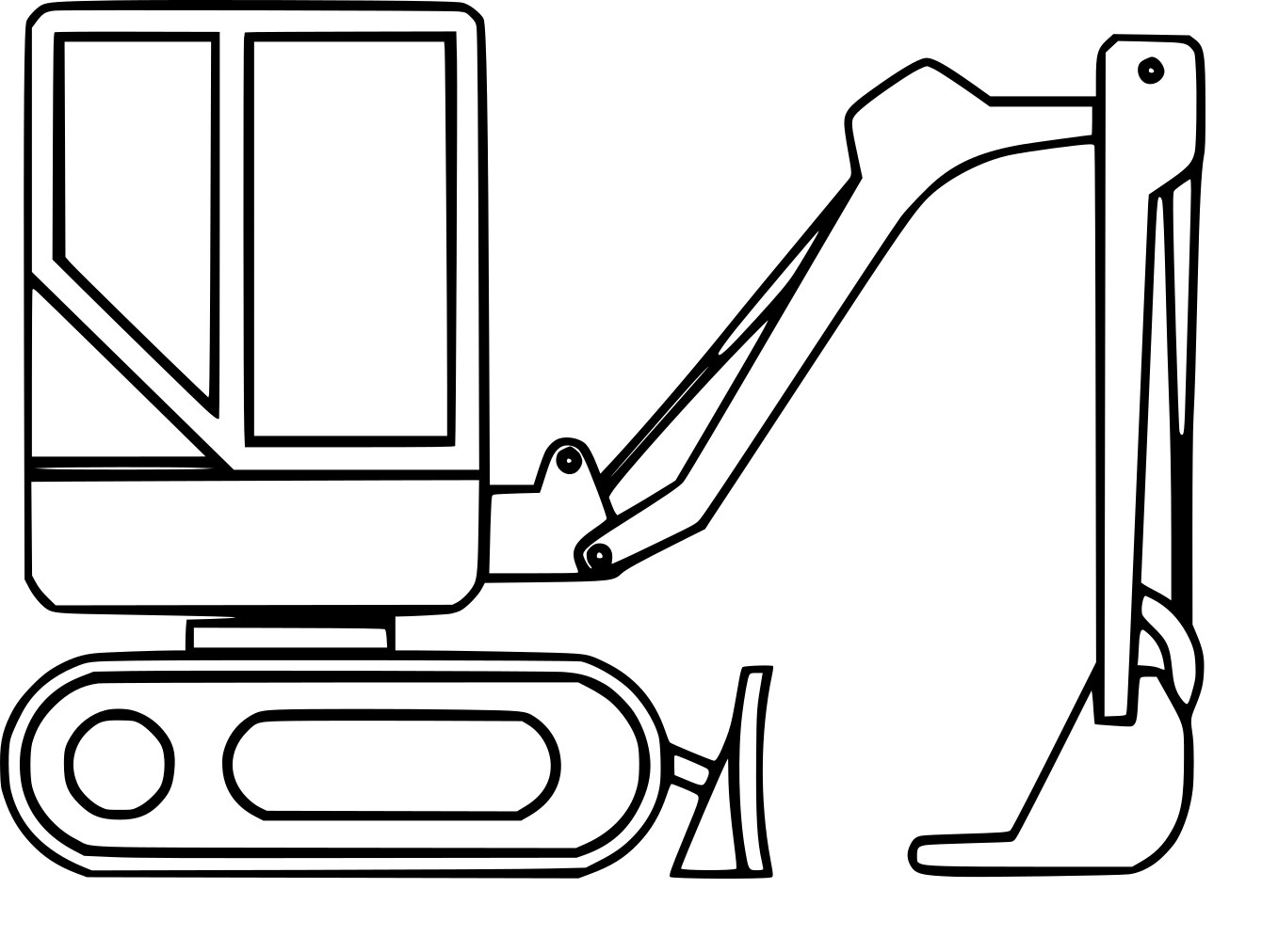 bagger ausmalbilder zum drucken
