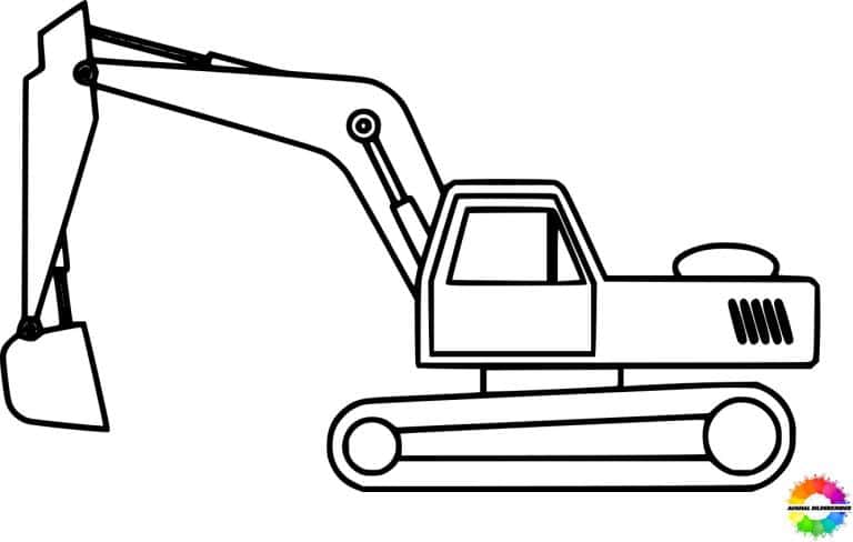 Zeichnung Bagger: Ausmalbilder für Groß und Klein – Spaß und Entspannung garantiert!
