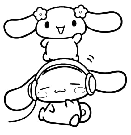 cinnamoroll and friends coloring pages