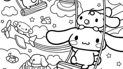 Cinnamoroll Coloring Pages Printable for Free Download