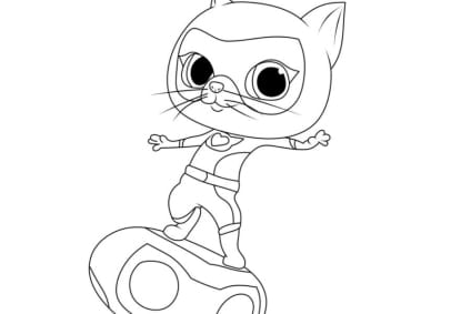 20+ SuperKitties Free Coloring Pages - Latest Updates