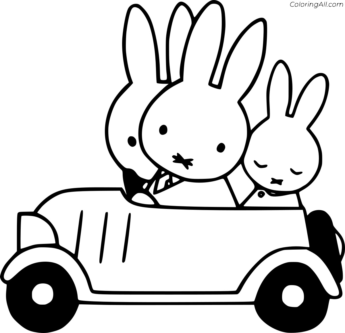 Miffy Coloring Pages: Miffy Coloring Pages Free Printable For Kids